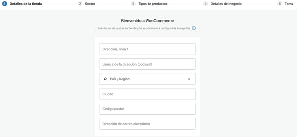 Cómo crear una tienda online en WordPress: Detalles del negocio