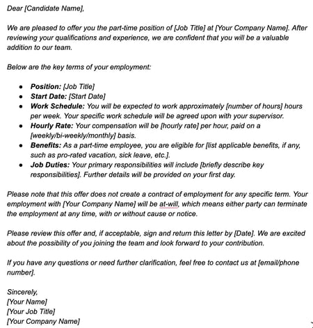 Need to Write a Job Offer Letter? I’ve Got You Covered [+ Free Template ...