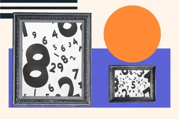 numbers representing pandas dataframe
