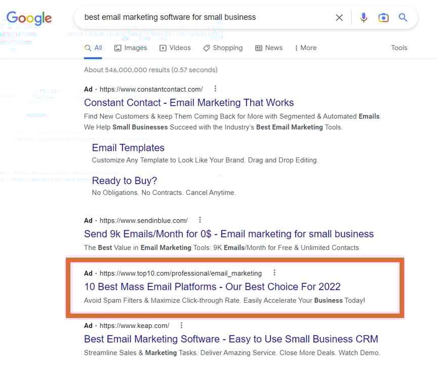 ppc ad example