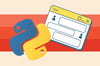 Python AI chatbot illustration