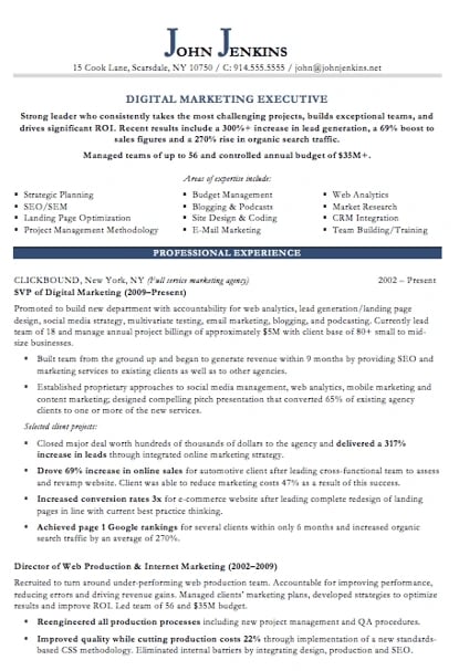 how to make a resume with picture in ms word resume templates for word: Digital marketing resume template
