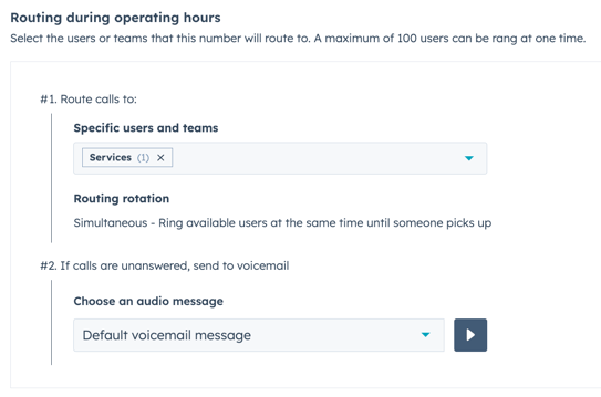 routing calls