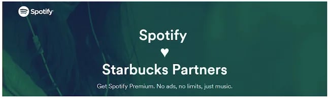 partnership business case study Co-Branding Partnership Business Examples: starbucks spotify