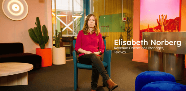 Telavox Revenue Operations Manager Elisbeth Norberg