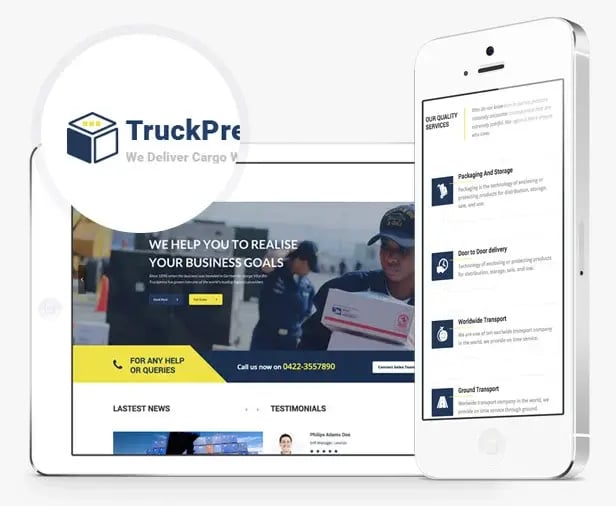 truckpress wordpress theme
