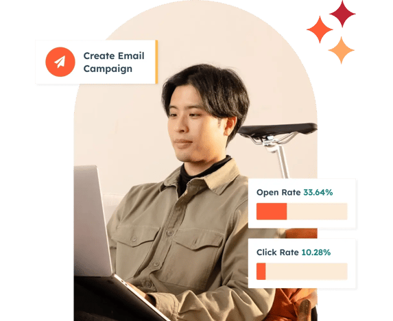Attract and convert leads with easy-to-create email campaigns
