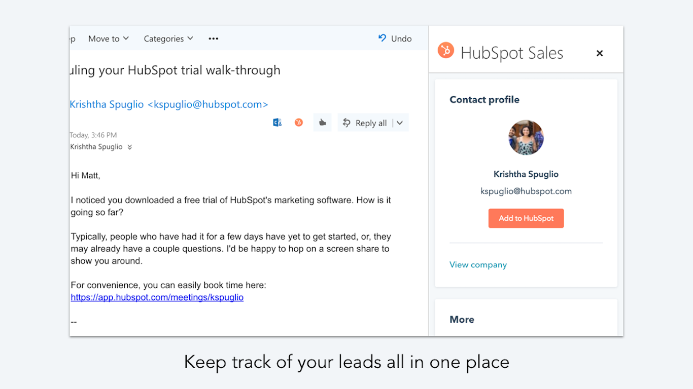 outlook integrations email integrations from hubspot connect directory