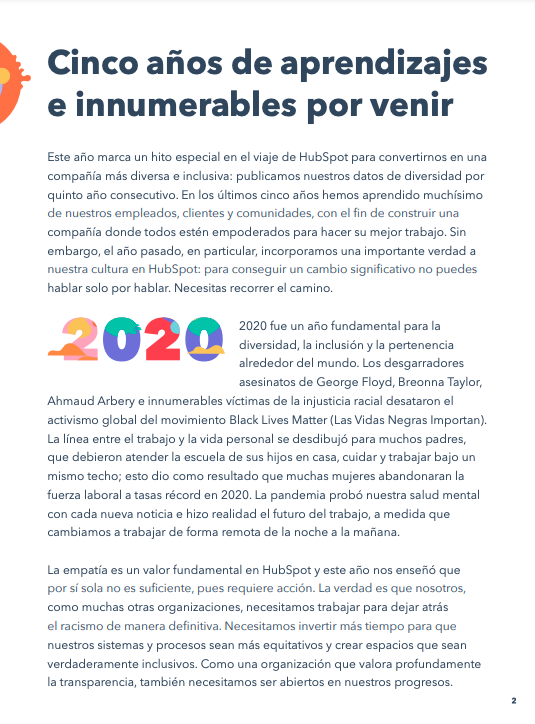 Descubre el reporte de diversidad, inclusión y pertenencia de HubSpot