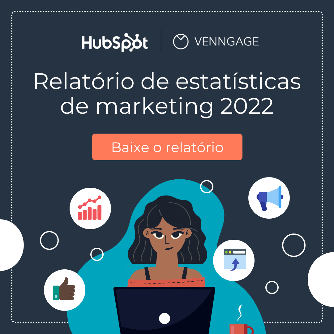 Relatório de Estatísticas de Marketing 2022 - HubSpot e Venngage