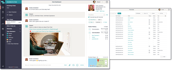 Chat en vivo Pure Chat