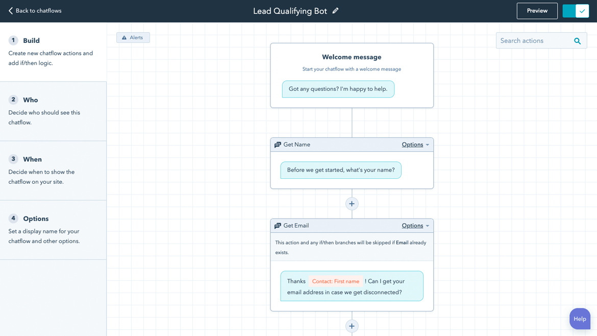 Chat Flow Example