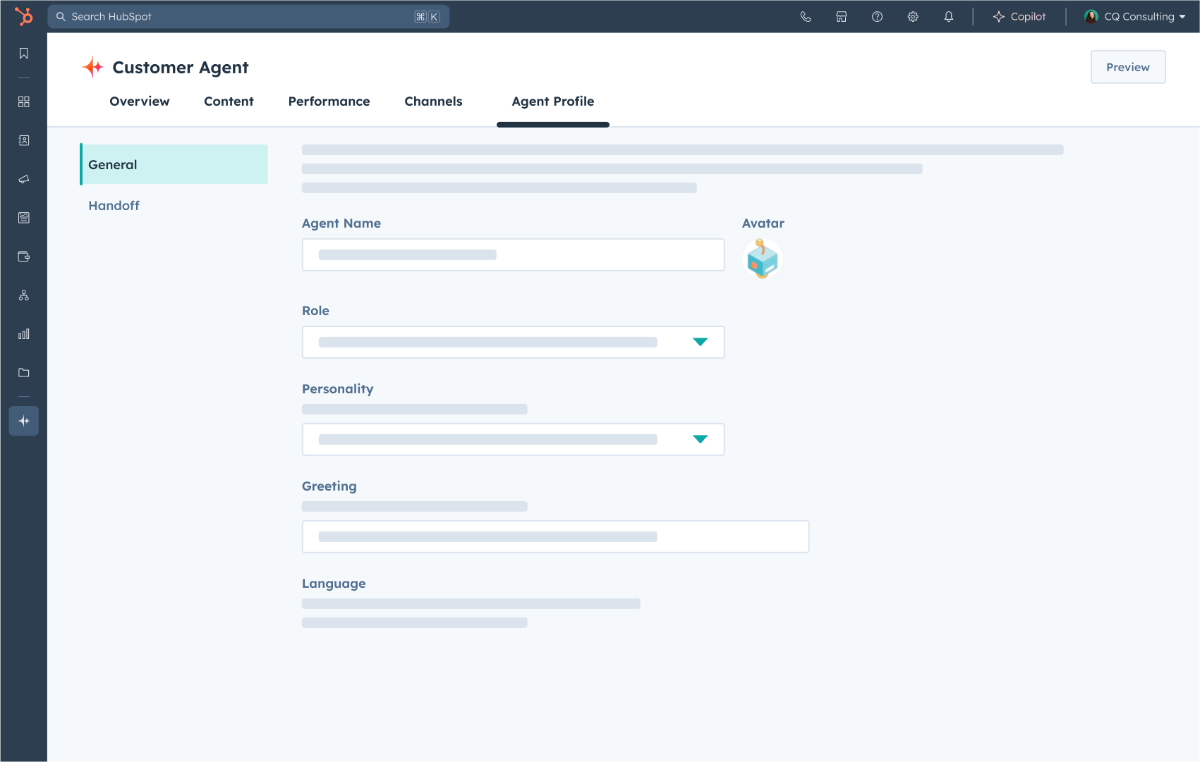 Creating a customized AI customer service agent in HubSpot 
