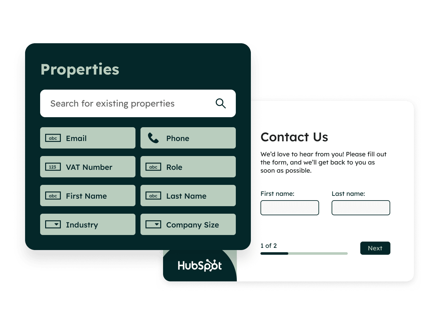 Form shortening form builder interface showing form fields and properties