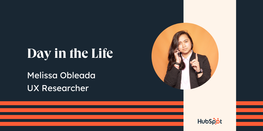 Day in the Life - Melissa Obleada, UX Researcher