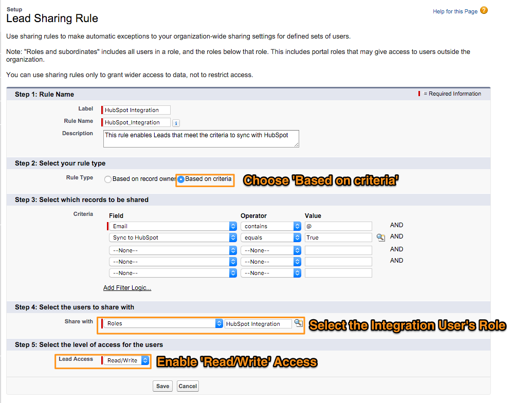 Salesforce selective sync
