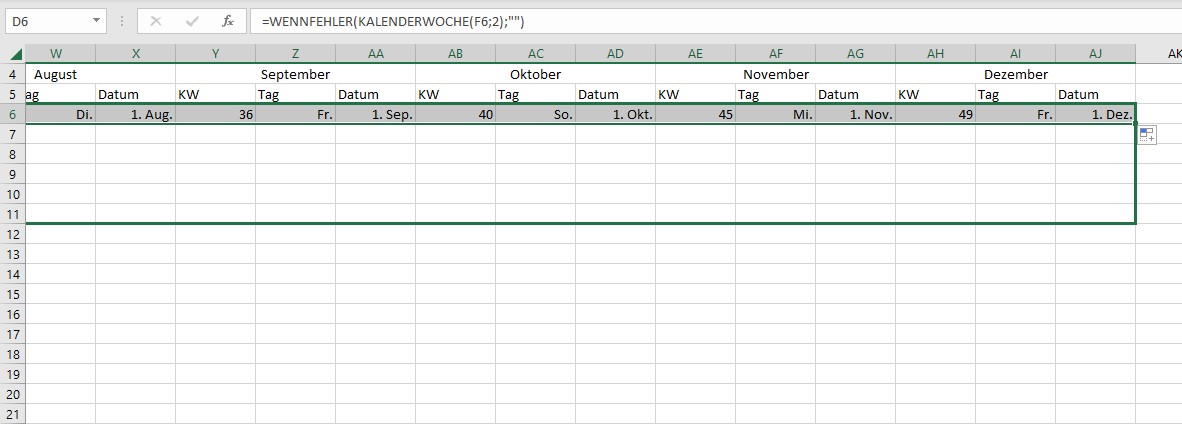 Excel-Kalender erstellen: Eine Schritt-für-Schritt-Anleitung
