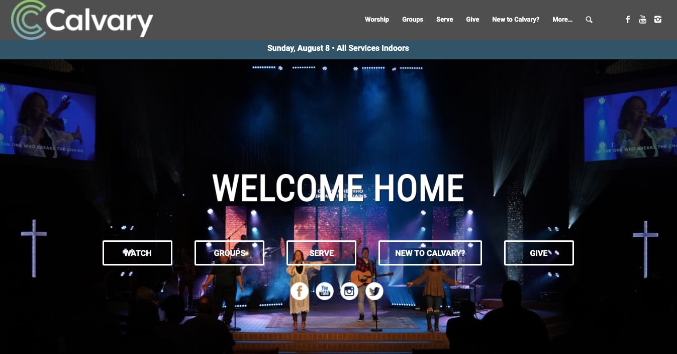 church websites: Calvary