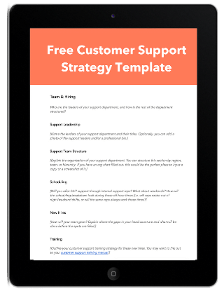Customer Support Strategy & Planning Template