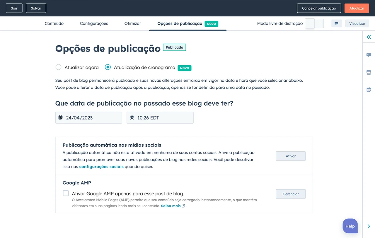 acompanhe a performance do seu blog com o software de blog da HubSpot 