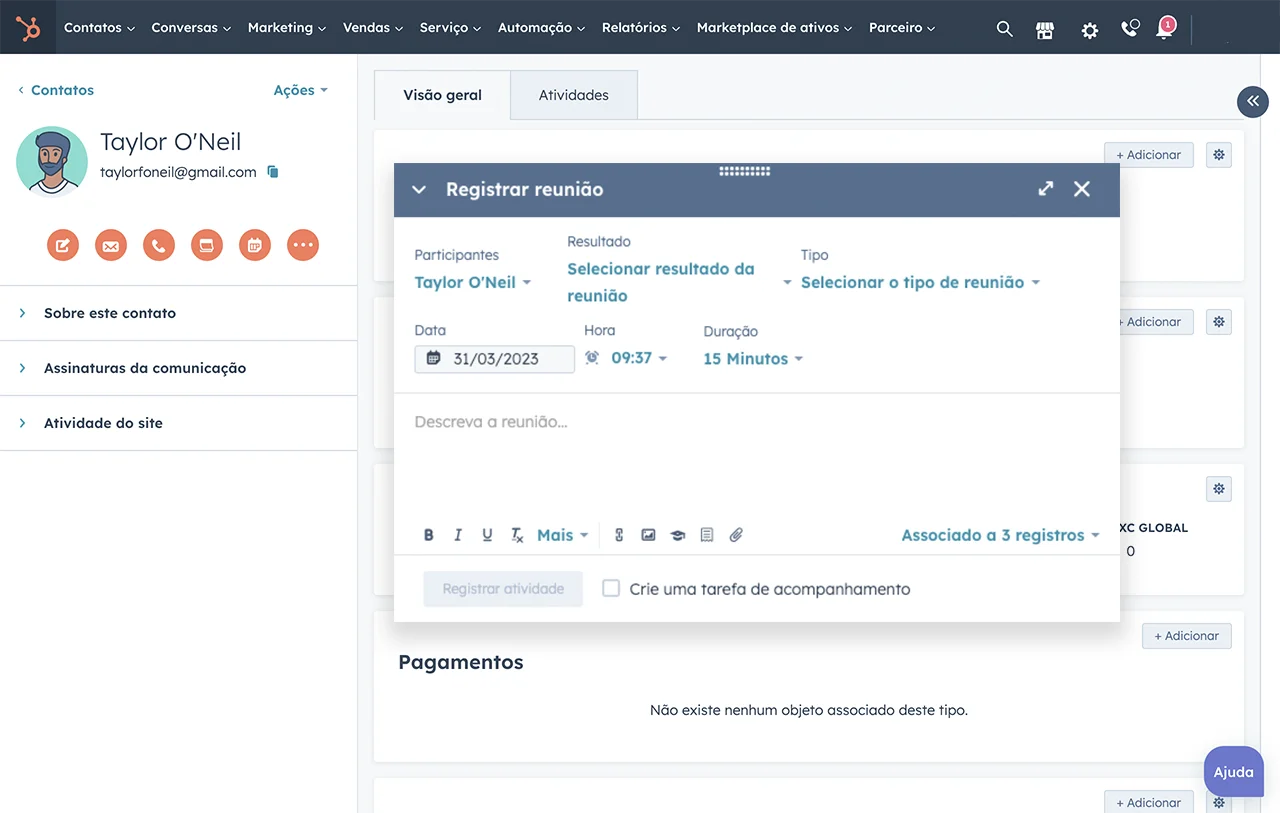 agendar reuniões ficou muito fácil com o agendador gratuito da HubSpot