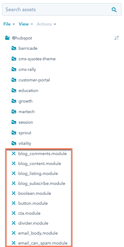 design-manager-default-modules