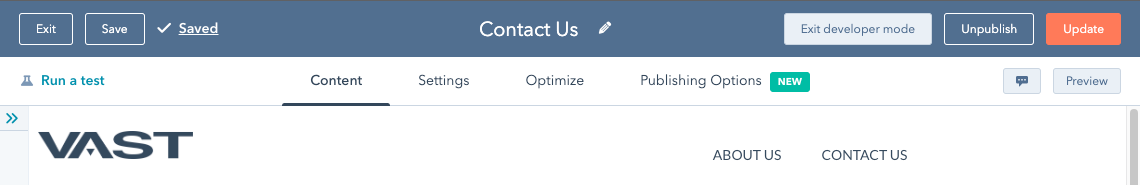 developer-mode-top-navigation-bar