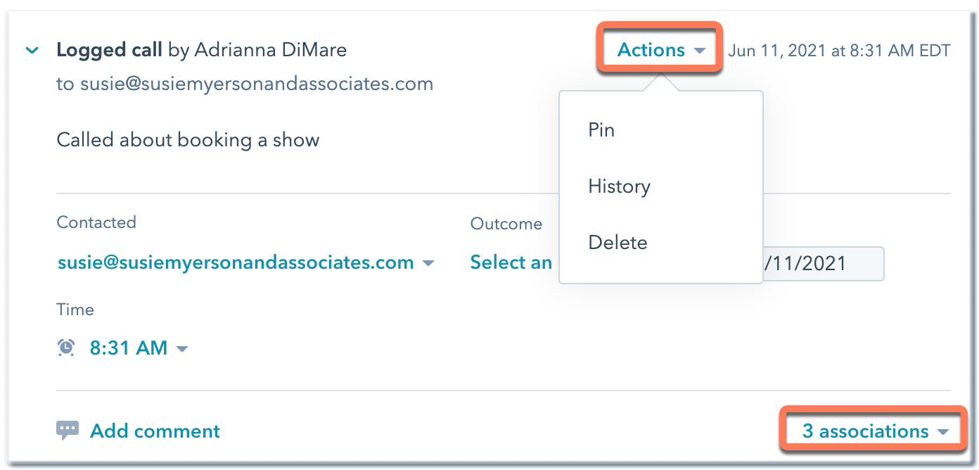 activity-actions-on-record