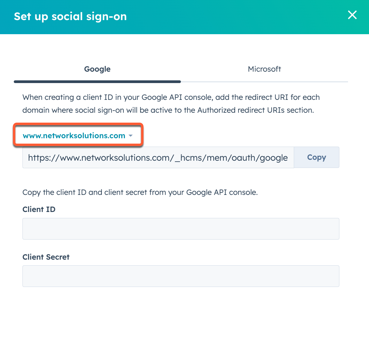 set-up-social-sign-on-for-google