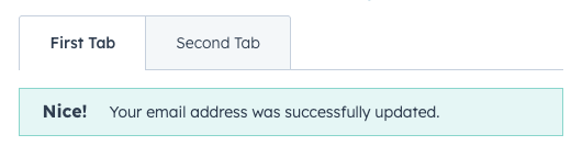 Example of enclosed tab styling