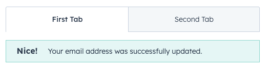 Example of full-width tab styling