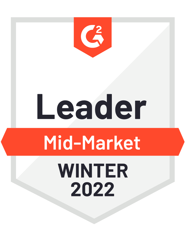Classement G2 Mid-Market Leader Winter 2022