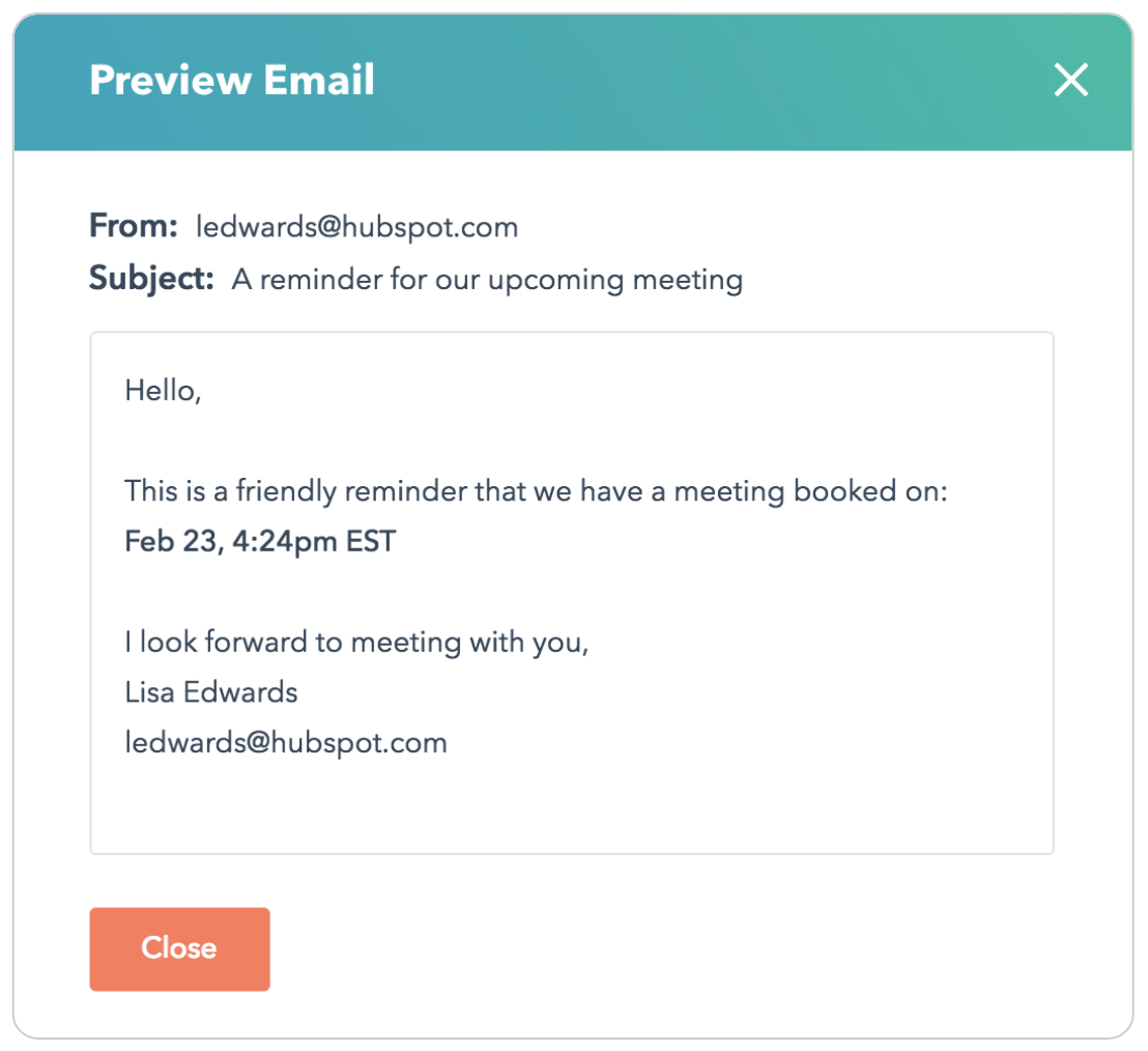 Now Live] Set Automatic Email Reminder for Meetings