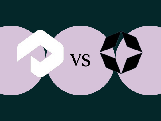 Visual representation of Profound AI vs Scrunch AI by showing their logos next to each other