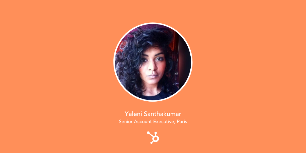 Career HubSpotlight: French Sales Q&A with Yaleni Santhakumar