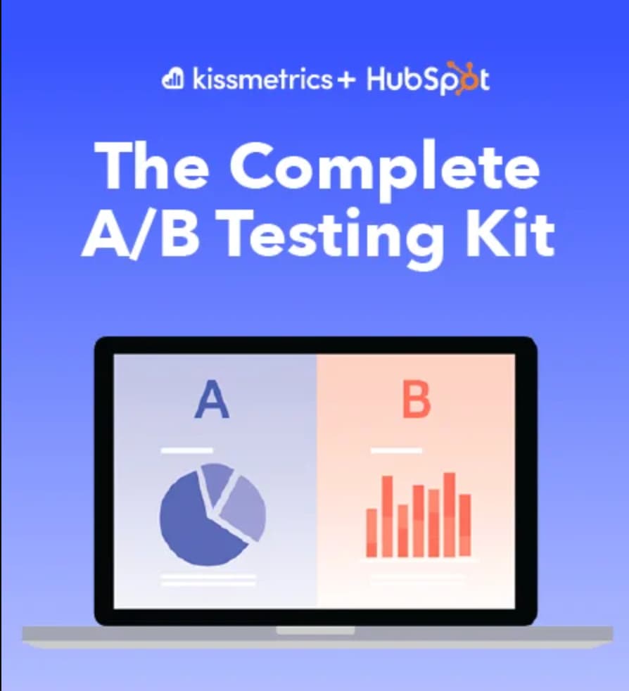 mailing list sign up tip: free A/B testing kit cover page