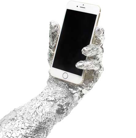 Picture: foil-hand-mobile