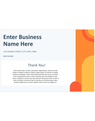 Free business label template
