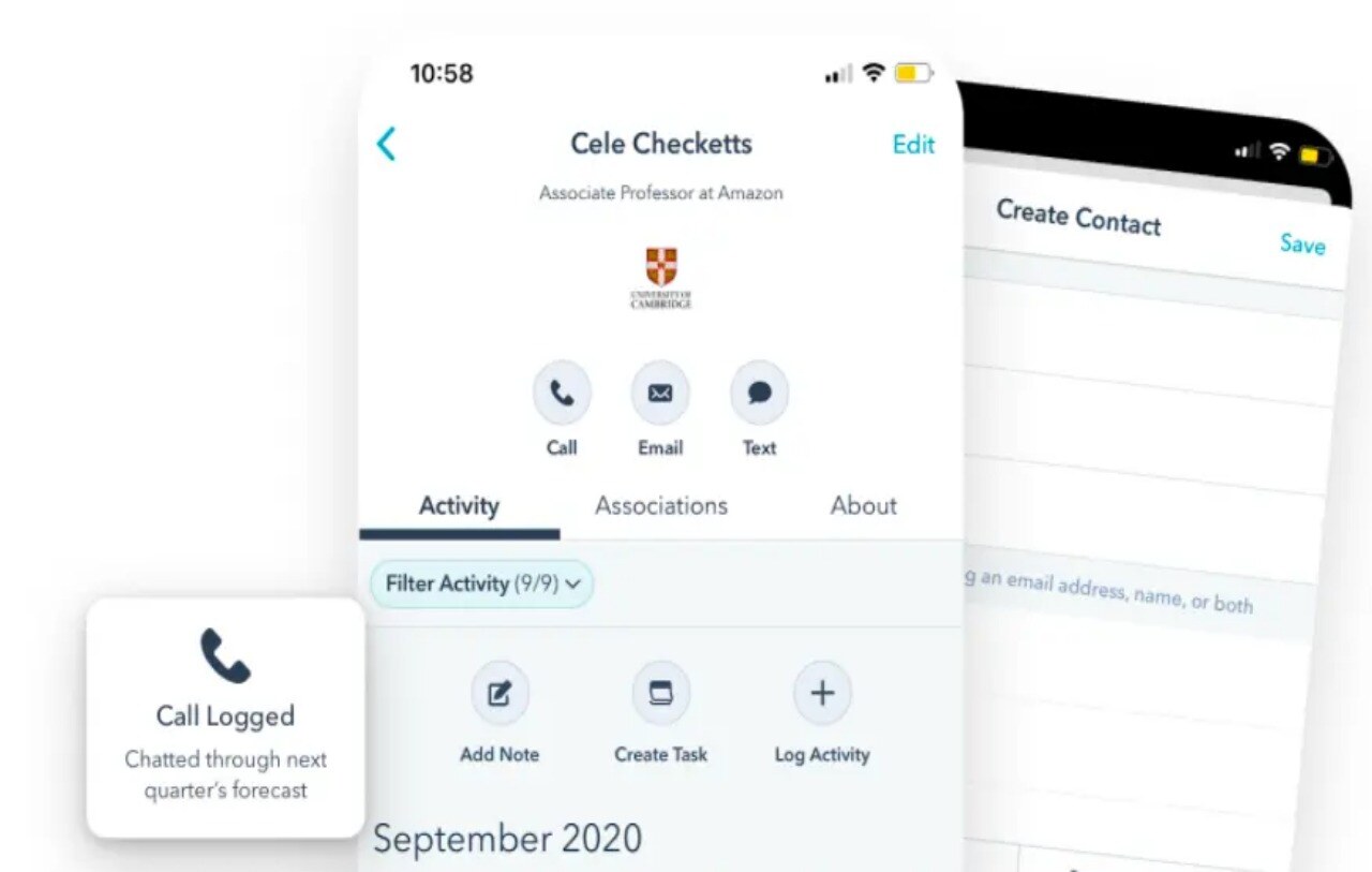 call logging on mobile app