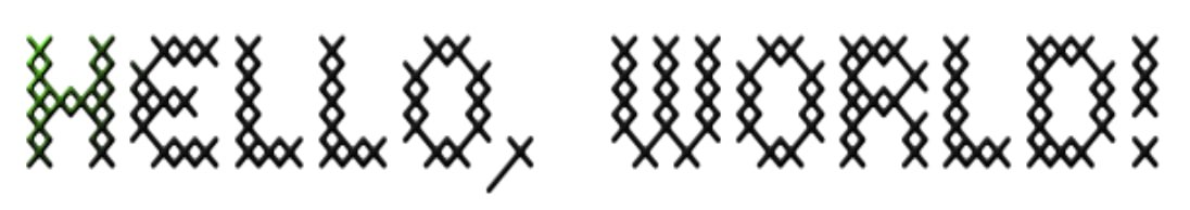 Cool Text font generator example