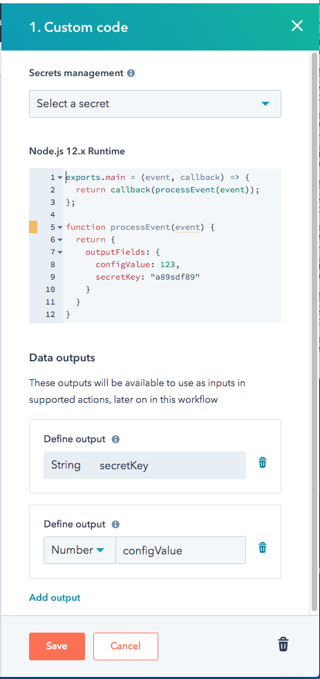 custom_code_action_output custom_code_action_output
