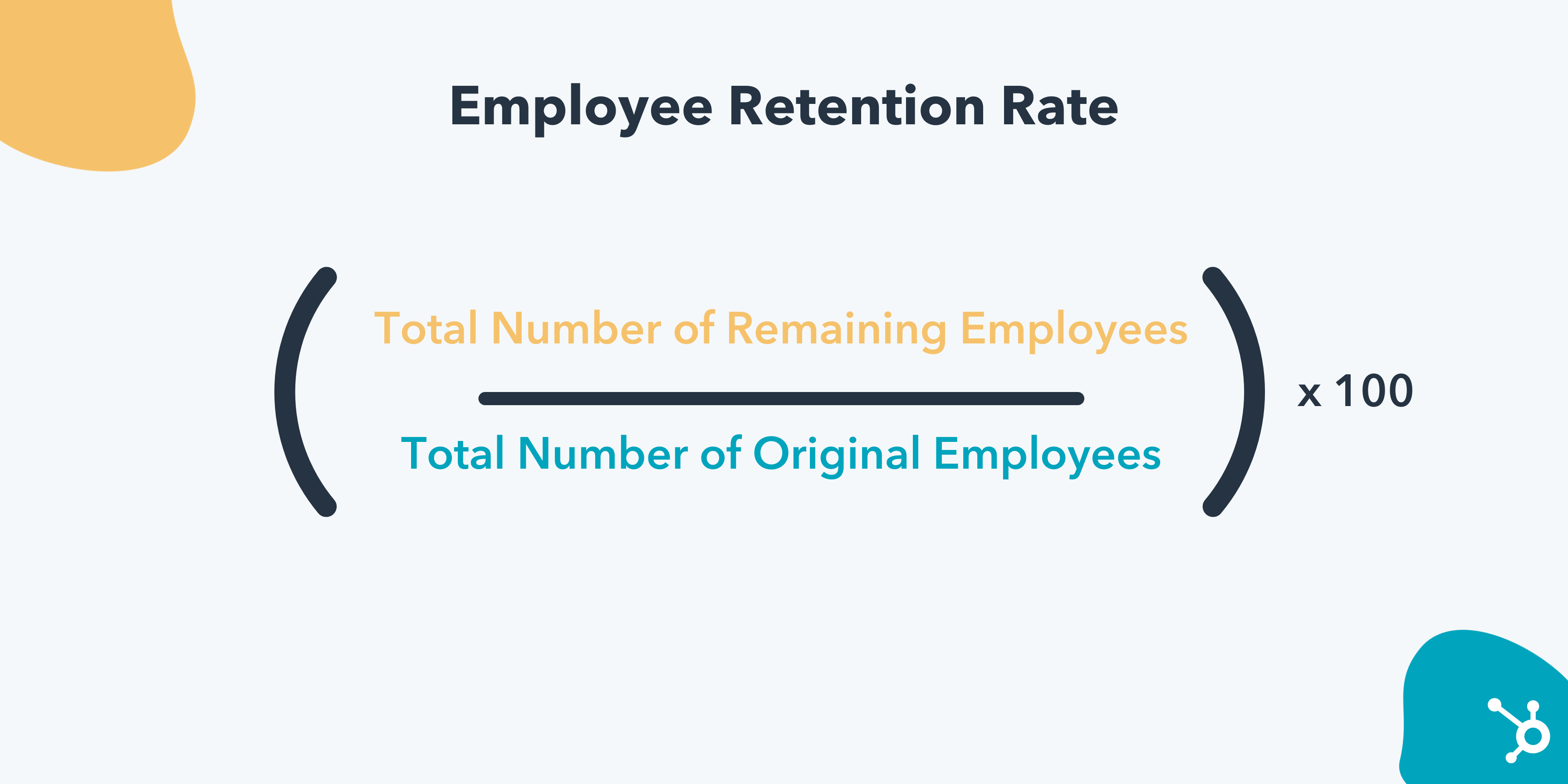 employee retention rate formula