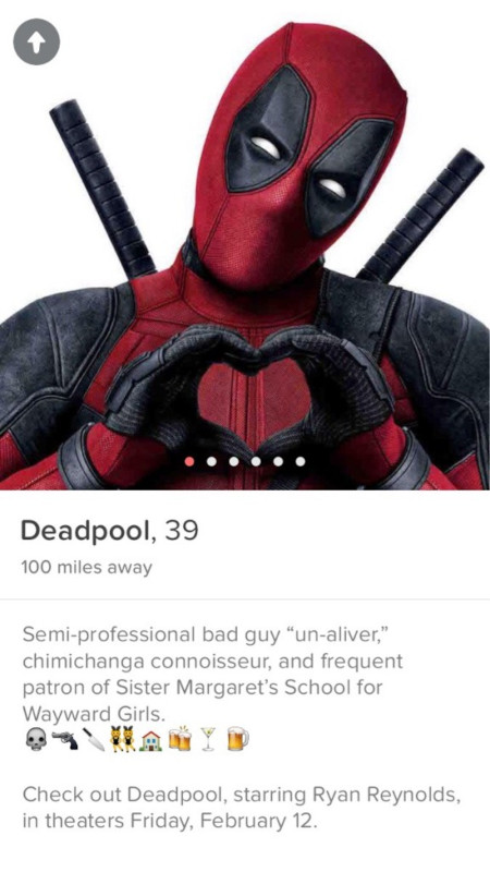 Guerilla Marketing Example: Deadpool's Tinder