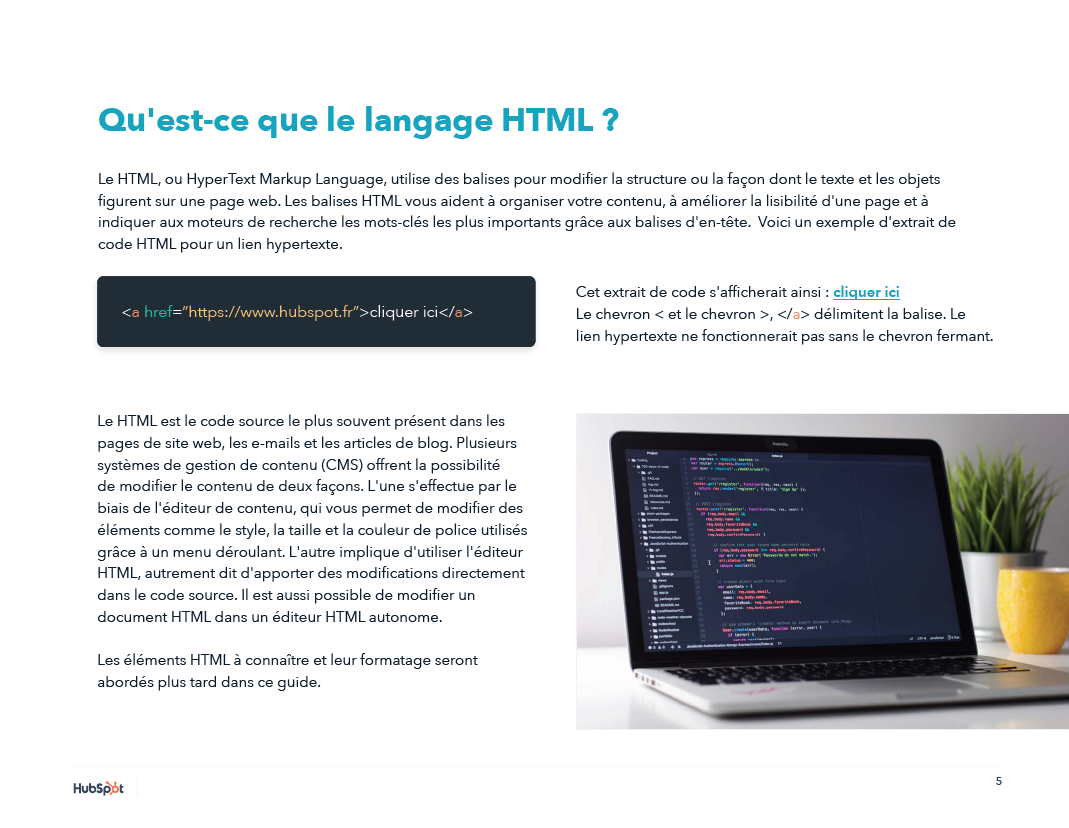 qu'est-ce que html