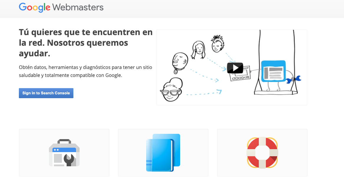 Herramienta de link building: Google Webmasters Tools