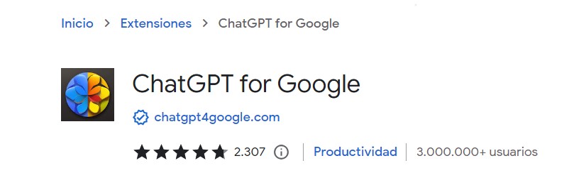 Extensión ChatGPT