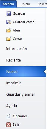 Cómo hacer tarjetas de presentación en Word: nuevo documento