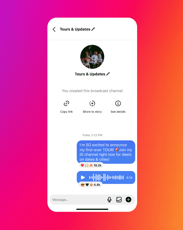 Qué es un canal de difusión de Instagram y cómo crearlo