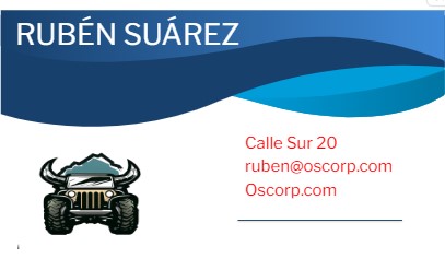 Cómo hacer tarjetas de presentación en Word: ejemplo terminado