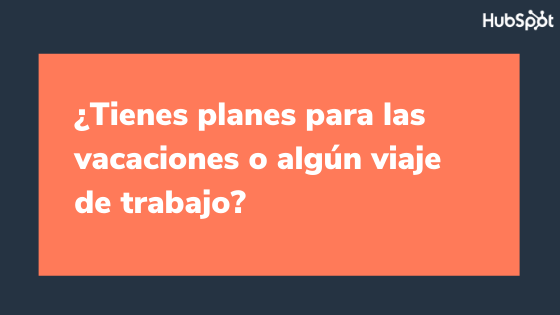 Ejemplo de preguntas de rapport